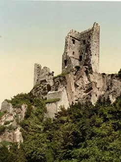 Fortification Collection: Drachenfels Castle Ruin in the Siebengebirge, North Rhine-Westphalia, Germany, Historic