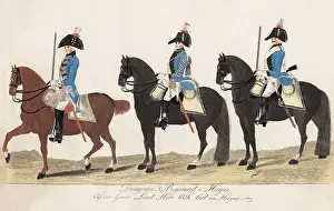 Horses Prints: Dragoner Regiment v. Huyne