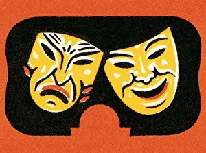 Images Dated 3rd September 2003: Drama masks
