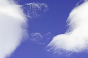 Polar Front Prints: Dramatic clouds in blue sky, South Georgia Island