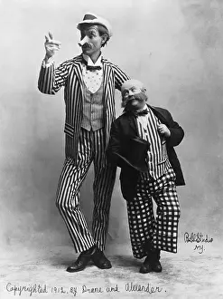 1910s Style Prints: Drane and Alexander as Mutt and Jeff