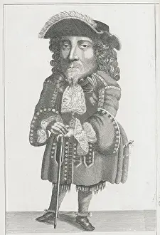 Drawing Depicting Famous Dwarf John Wormberg