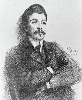 Drawing of John Millington Synge by John Butler Yeats