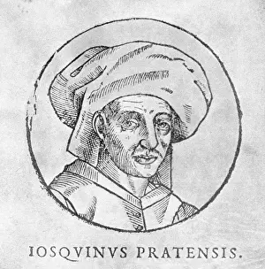 Drawing Of Josquin des Prez