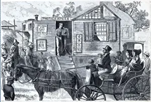 Shack Prints: Drawing Of Mobile Photographer'S Shack
