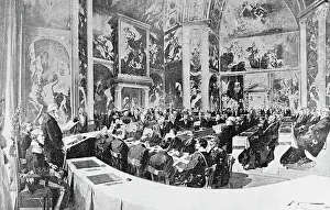 The Hague Prints: Drawing Of Opening Of Hague Peace Conf
