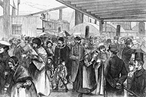 Immigrant Prints: Drawing;Immigrants Landing/Castle Garden