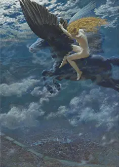 Pagans Prints: Dream Idyll (A Valkyrie), c