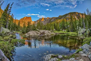 Images Dated 23rd June 2016: Dream Lake landscape, Rocky Mountain National Park, Colorado, USA
