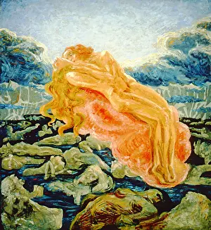Dante Prints: The Dream. Paolo And Francesca