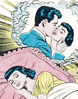 Images Dated 20th March 2015: Dreams of kissing