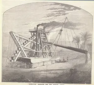 Panama Prints: Dredging for Panama Canal