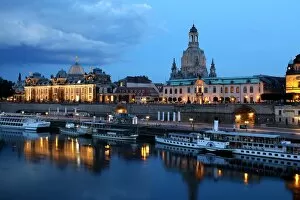 Images Dated 12th August 2014: Dresden on the Elbe river