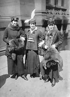 Easter Prints: Three Well Dressed Women; Easter Parade