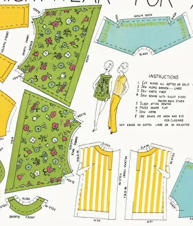 Images Dated 19th March 2015: Dressmakers pattern