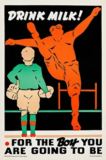 Football Prints: Drink Milk! For The Boy You Are Going To Be