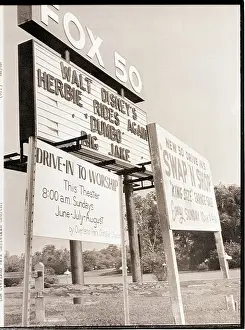 Drive-In Church Sign