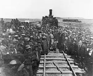 Ceremony Prints: Driving The Golden Spike At Commeration