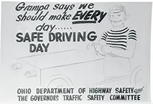 Columbus Prints: Driving Safety Poster