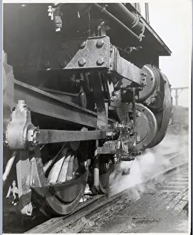 Turning Prints: Driving Wheel of Steam Locomotive