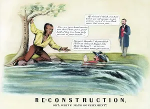 Reaching Prints: Drowning White Southerner Refusing Help from Black Man