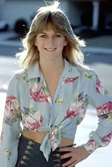 Drummer Sandy West of the rock band The Runaways