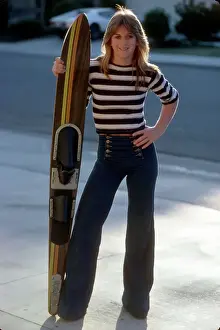Drummer Sandy West of the rock band The Runaways