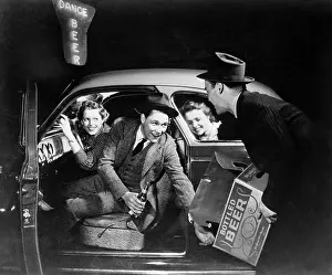Drunk Prints: Drunken Driver Loading Beer in Car