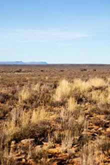 The dry and arid landscape in the Northern Cape South Africa
