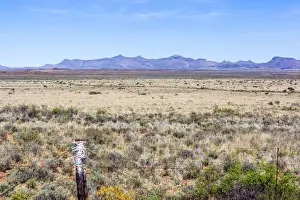 Northern Cape Prints: The dry, mountainous and very beautiful landscape of the Karoo in the Northern Cape near Brits town