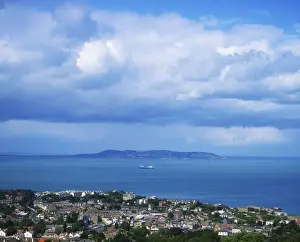 Prints of Dublin Bay, County Dublin, Ireland, From Killiney Head And Towards Howth Head Ireland Unveiled: Dublin Bay, County Dublin, Ireland, From Killiney Head And Towards Howth Head