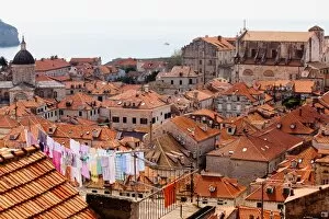 Roof Tile Collection: Dubrovnik old town view