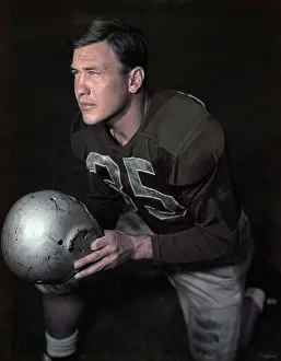 Bill Dudley in Defensive Position