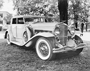Convertible Prints: Duesenberg J Brunn Riviera Phaeton Automobile