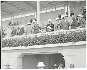 Mumbai Prints: Duke of Connaught and His Lady in Grandstand for the Races
