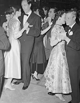 Wallis Prints: Duke and Duchess of Windsor with Mel Ferrer and Audrey Hepburn