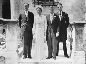 Wallis Prints: Duke and Duchess of Windsor After Their Wedding Ceremony
