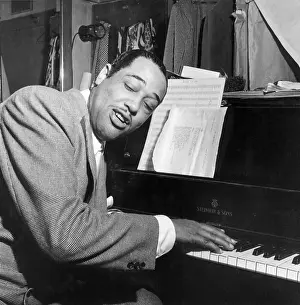 Duke Ellington at the Piano Print 1945. Art Prints, Posters