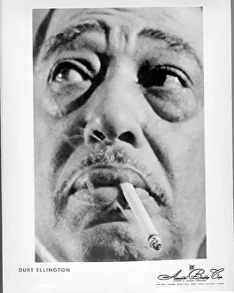 Duke Ellington Portrait With A Cigarette