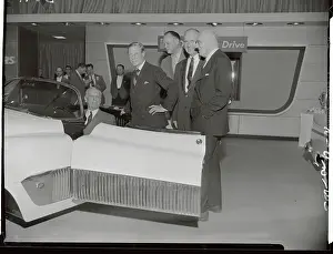 Alfred P Prints: Duke of Windsor with GM Execs at Motorama