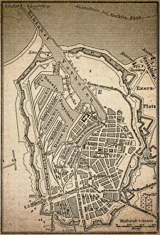 Evacuation Prints: Dunkirk map