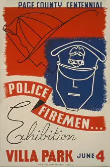 Police Prints: DuPage County centennial--Police, firemen...exhibition