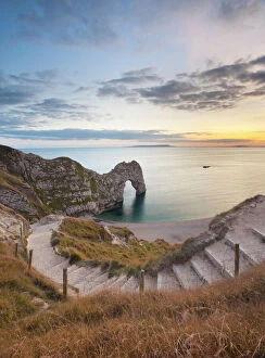 Images Dated 1st October 2009: Durdle door steps