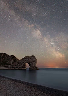 Beautiful Landscapes by George Johnson Gallery: Durdle Dor and Milky Way