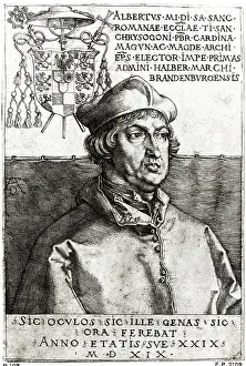 Durer Portrait Of Albert Of Brandenburg
