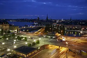 Scape Prints: Dusk, Stockholm, Sweden, Europe