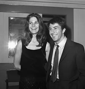 Broadway Prints: Dustin Hoffman And Girlfriend Anne Byrne