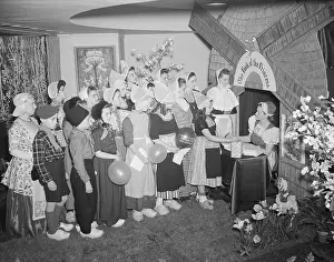 Dutch Children Attending Celebration