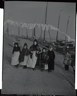 Dutch Children Wearing Traditional Costumes
