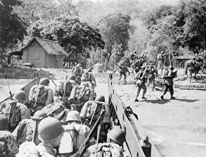 Java Prints: Dutch Marines Hit the Beach in Java 1947